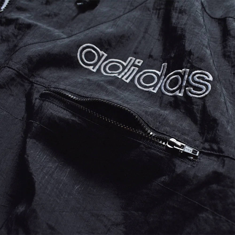 90’s adidas トレフォイルロゴ！ 中綿入り ナイロンジャケット 221127