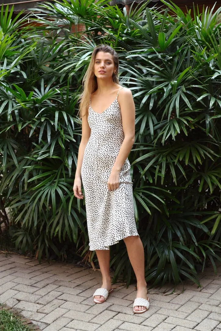 90s Icon V Slip Dress - Prints