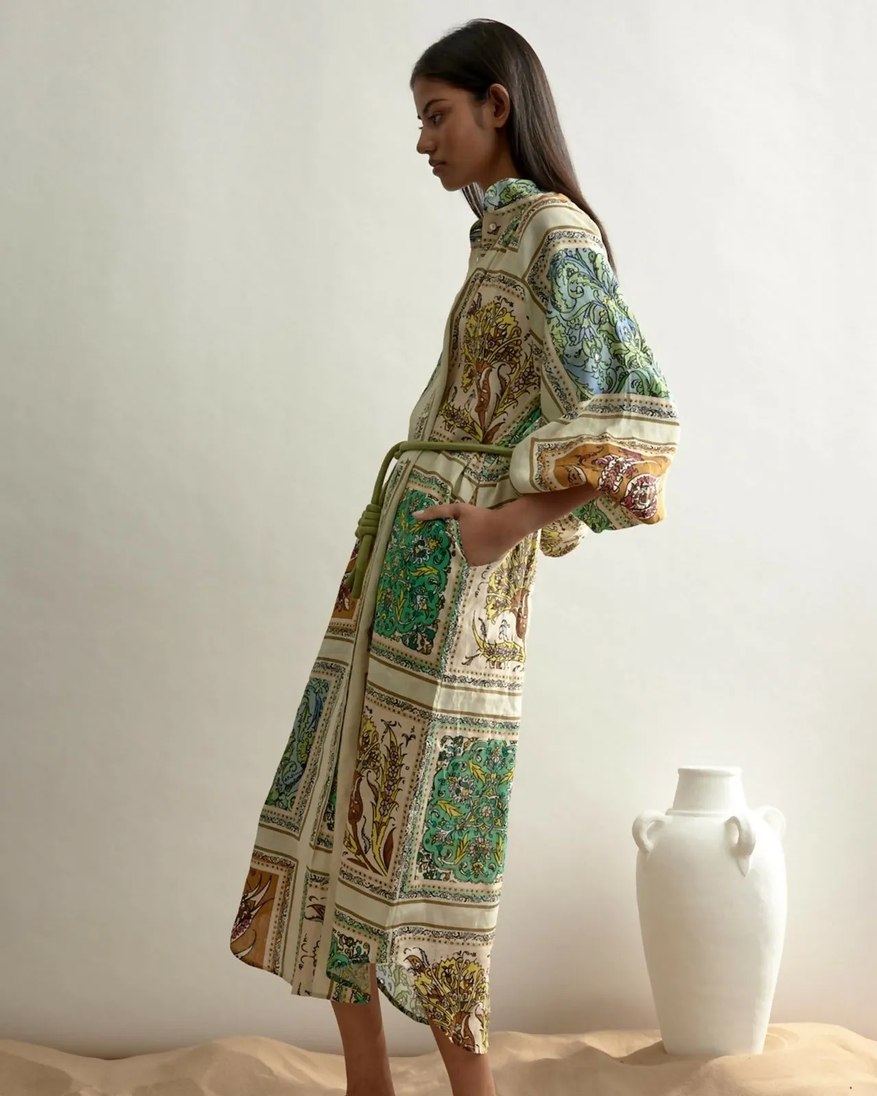 Alemais Delphine Shirt Dress Size 8