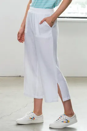Alison Sheri A41056 White Cropped Trousers