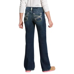 Ariat R.E.A.L Girls Bootcut Stretch Jean - Dresden