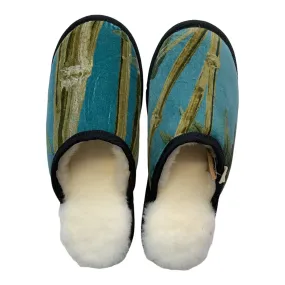 Bambusa Large White Slippers