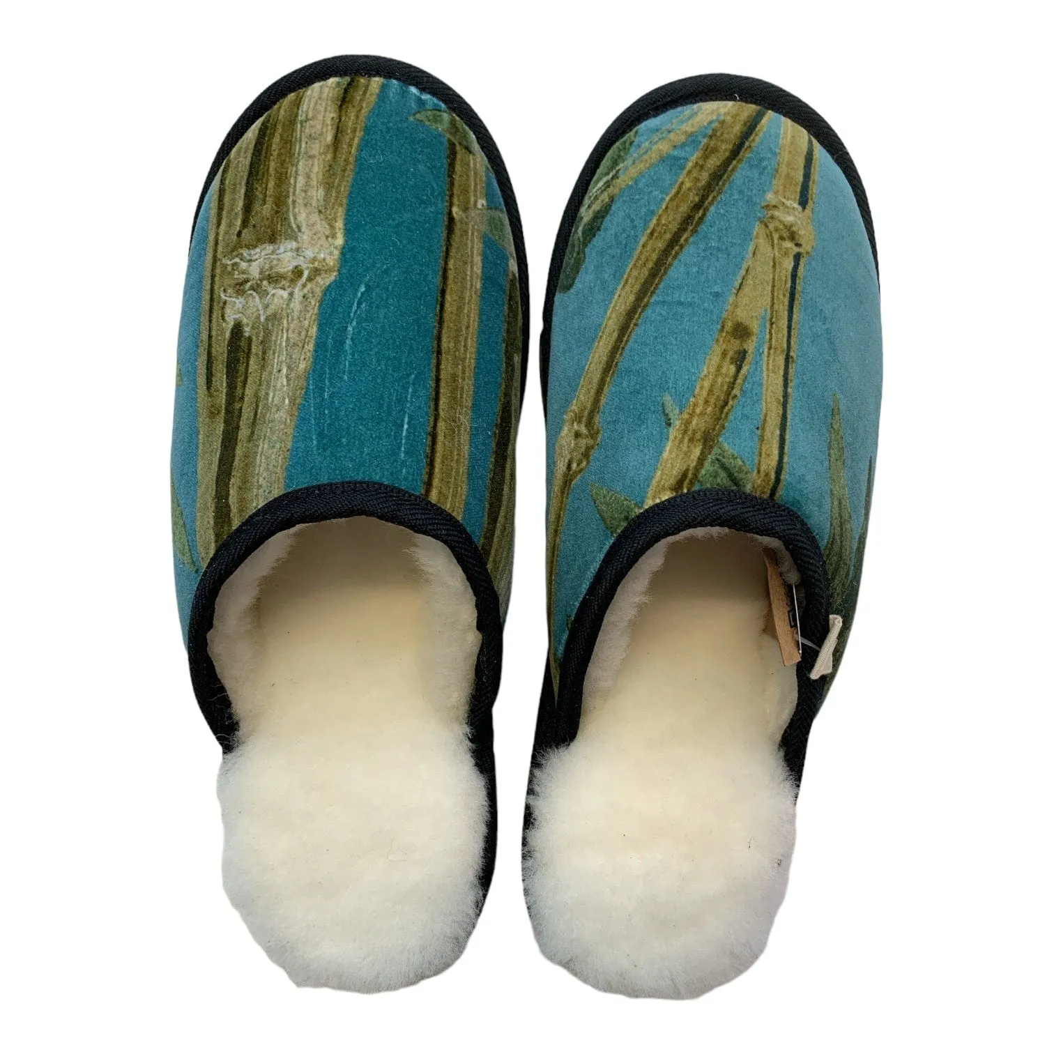 Bambusa Large White Slippers