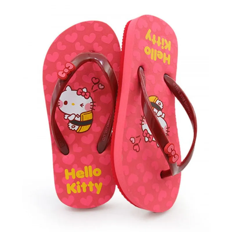 Banana Peel Slippers for Girls Kids Hello Kitty Sushi Love - Norimake