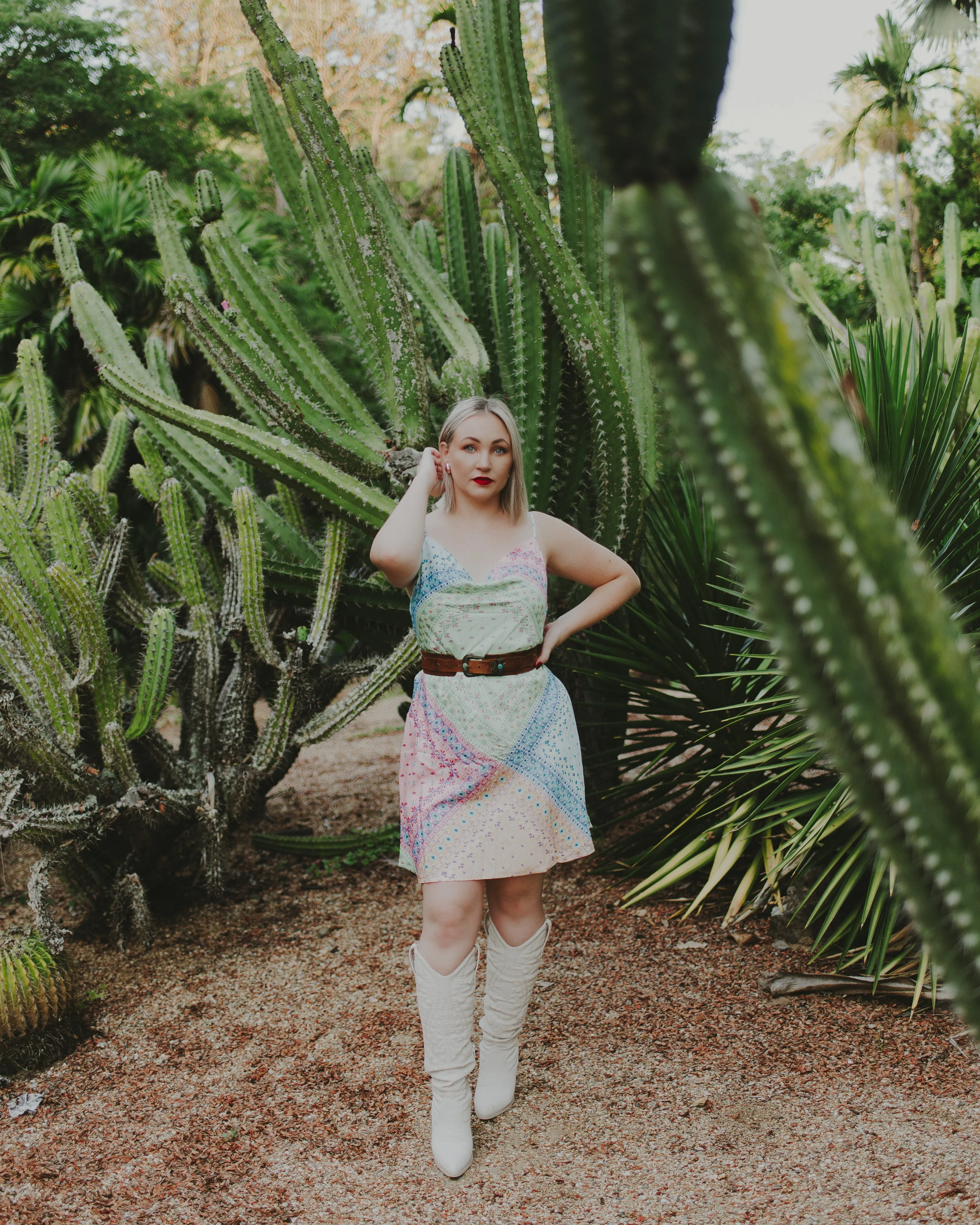 Bandana Slip Dress