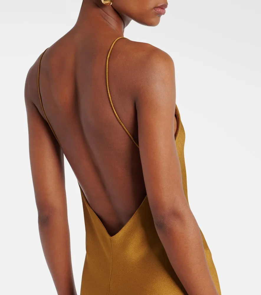 Blaze Milano Milano Novalis Manipur satin slip dress