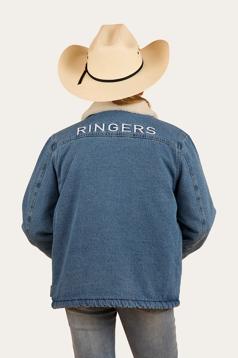 Boston Kids Denim Jacket - Mid Wash Blue