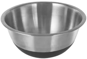 Buckingham Stainless Steel Mixing Bowl Non-Slip Base with Silicon Premium Deep Kitchen Bowl for Baking Cooking and Food Prep Durable and Stable Design 3 Quart (24cm)