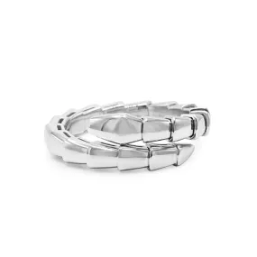 Bvlgari Sepenti Viper Ring Size XL - 18ct White Gold