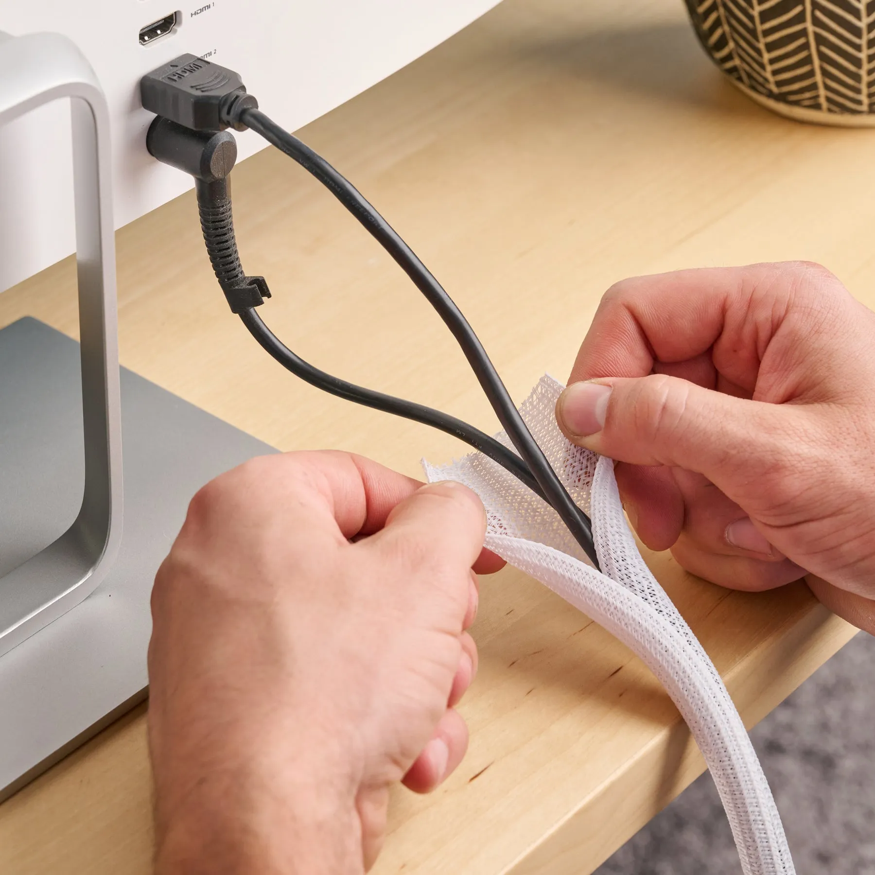 Cable Sleeve - Mesh - 10-ft. x 0.5-in.