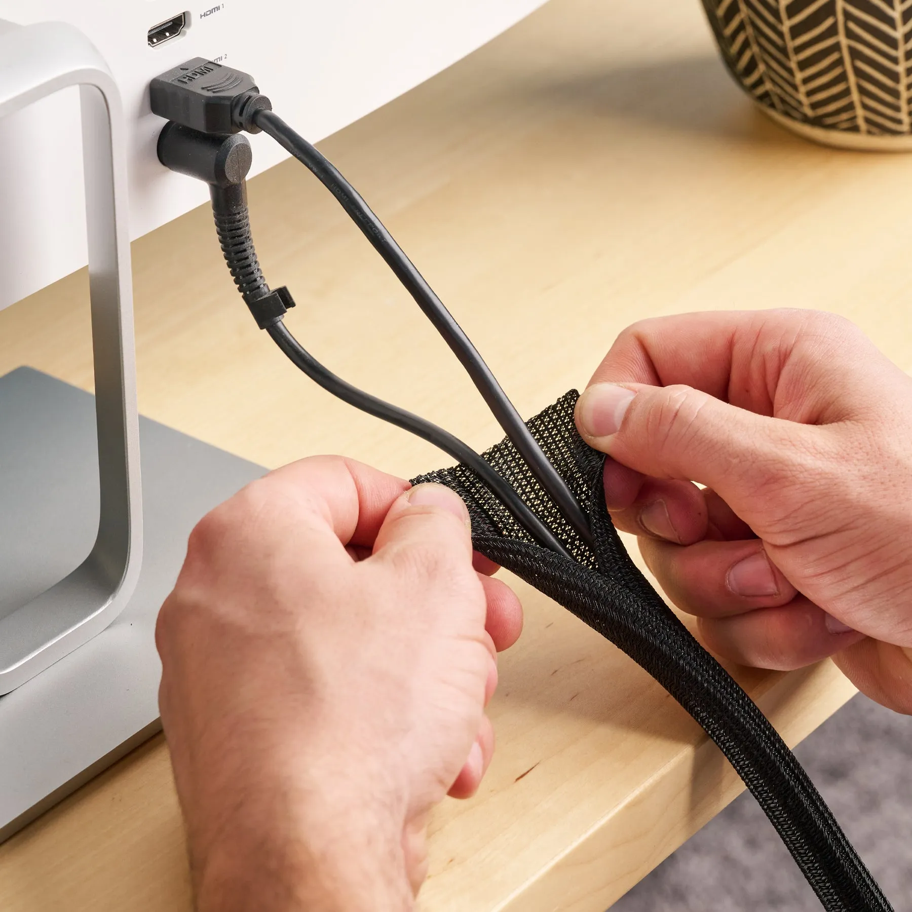 Cable Sleeve - Mesh - 10-ft. x 0.5-in.