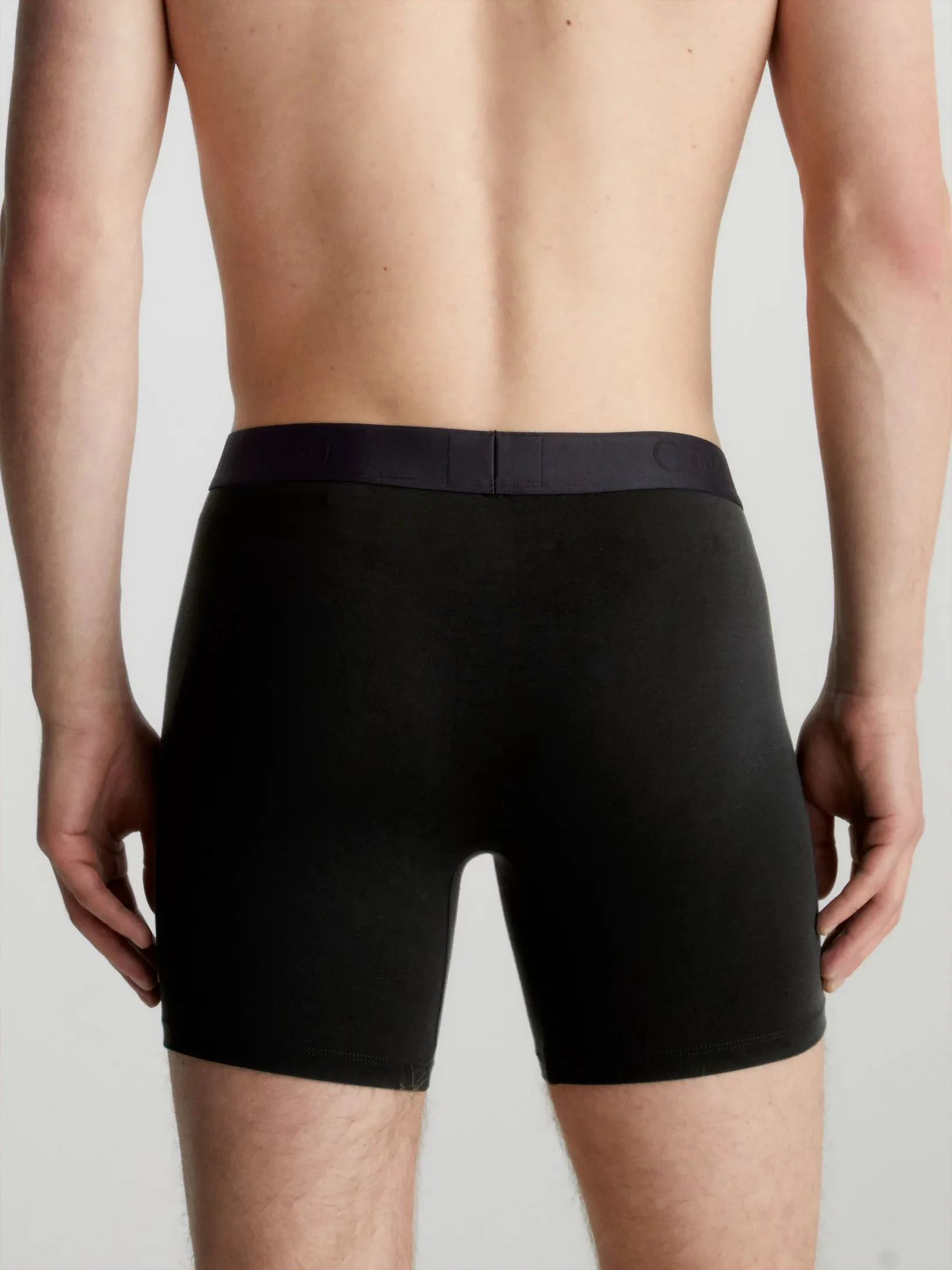Calvin Klein 3 Pack Mens Boxer Briefs CK Black
