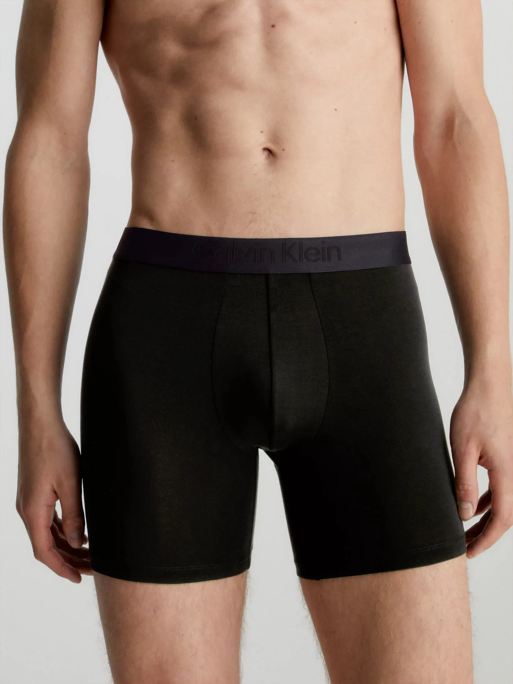 Calvin Klein 3 Pack Mens Boxer Briefs CK Black