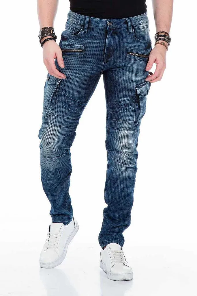 CD369 Live Fast Biker Men's Cargo Pants