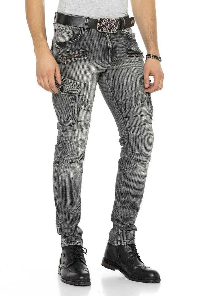 CD369 Live Fast Biker Men's Cargo Pants