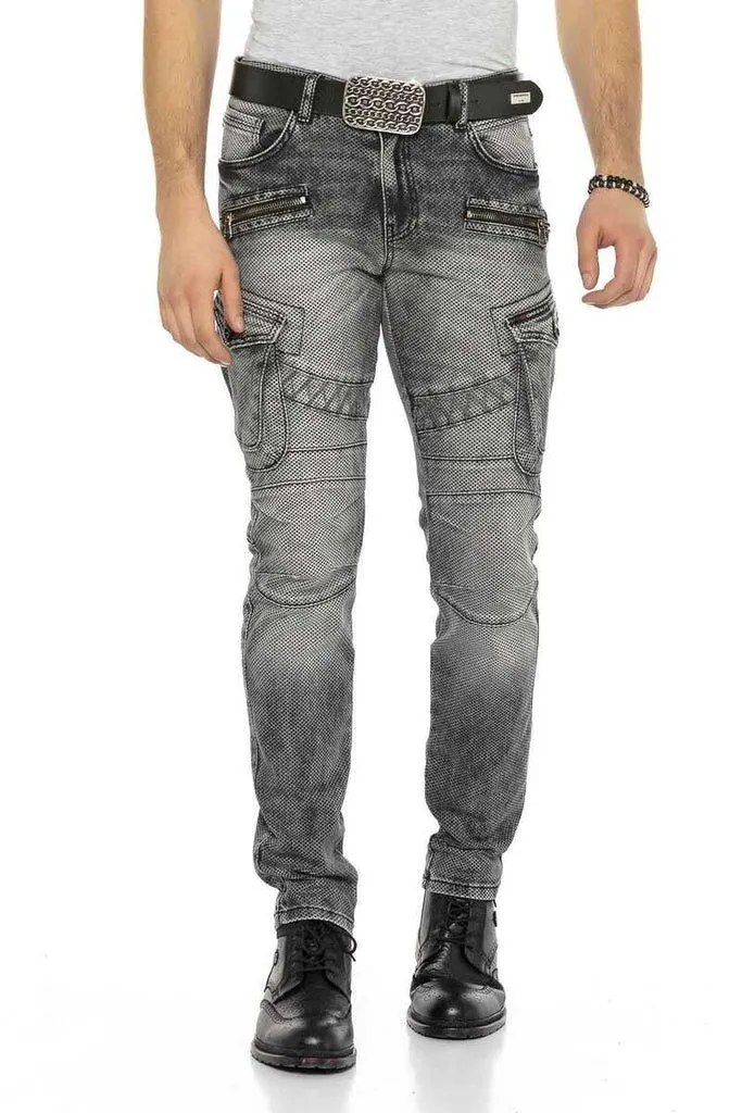 CD369 Live Fast Biker Men's Cargo Pants