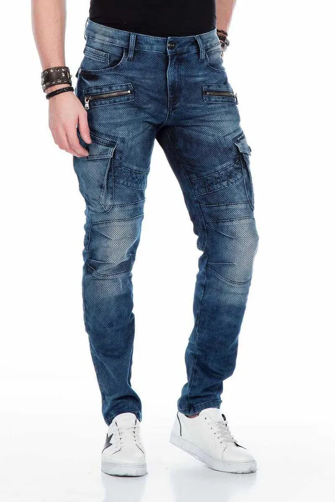 CD369 Live Fast Biker Men's Cargo Pants