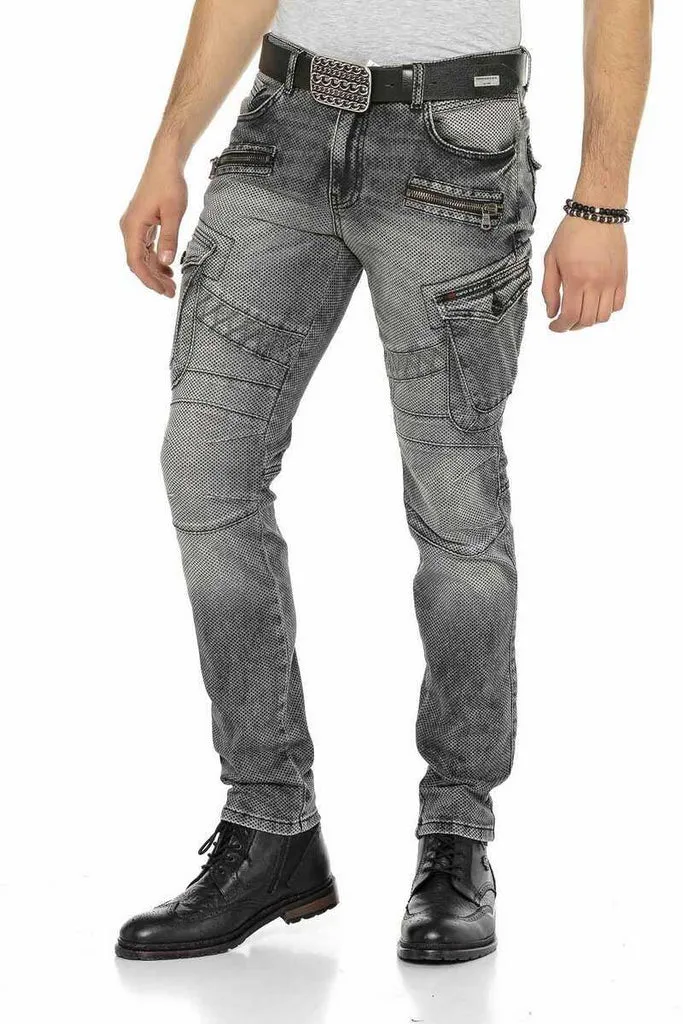 CD369 Live Fast Biker Men's Cargo Pants