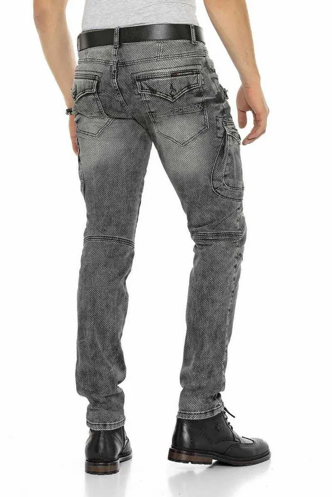 CD369 Live Fast Biker Men's Cargo Pants