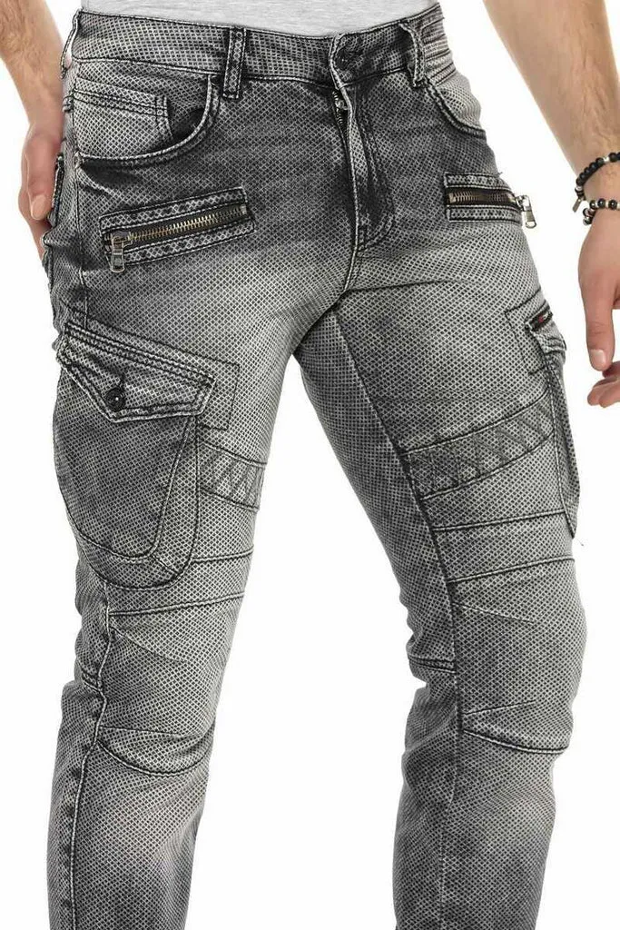 CD369 Live Fast Biker Men's Cargo Pants