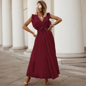 Celine Dress: Red