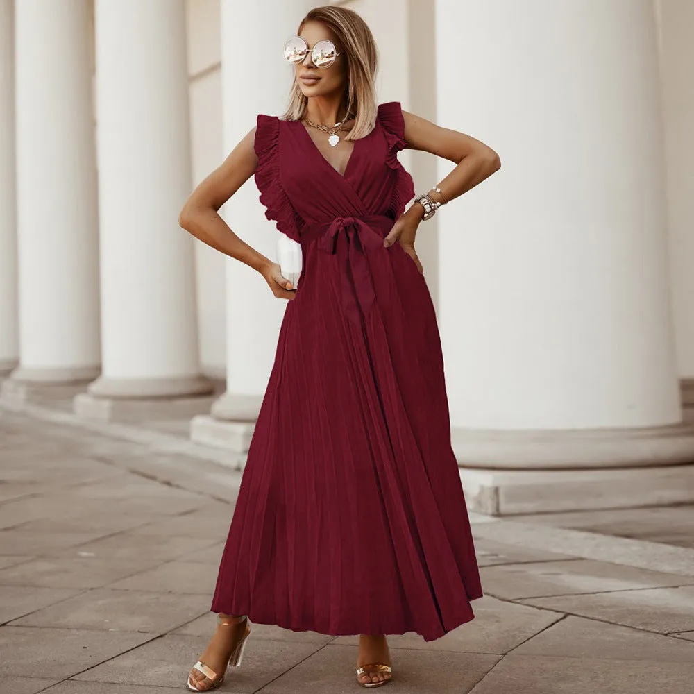 Celine Dress: Red