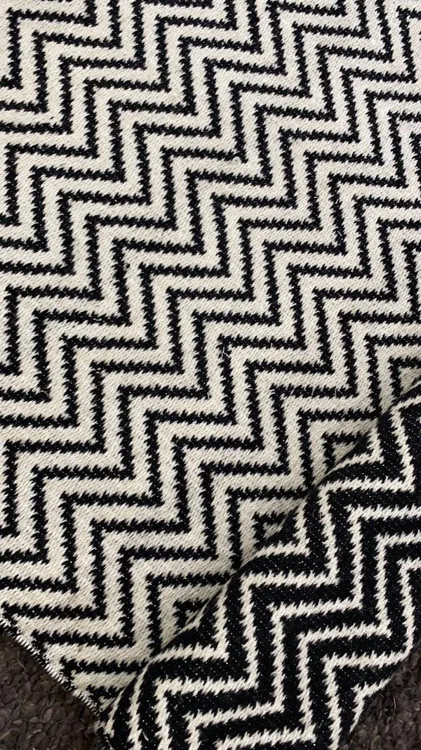 Chevron Reversible Rug Runner for Bedroom/Living Area/Home with Anti Slip Backing