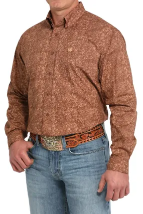 CINCH PAISLEY PRINT BUTTON DOWN WESTERN SHIRT