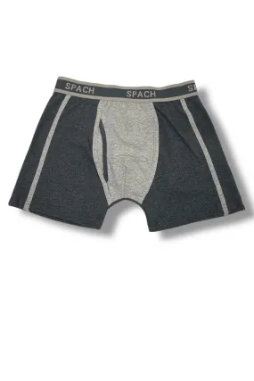 Color Block Striped Boxer Briefs For Men