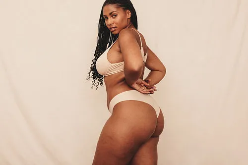 Confident in underwear