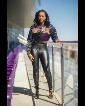 Crop Prairie View A&M Bomber Jacket