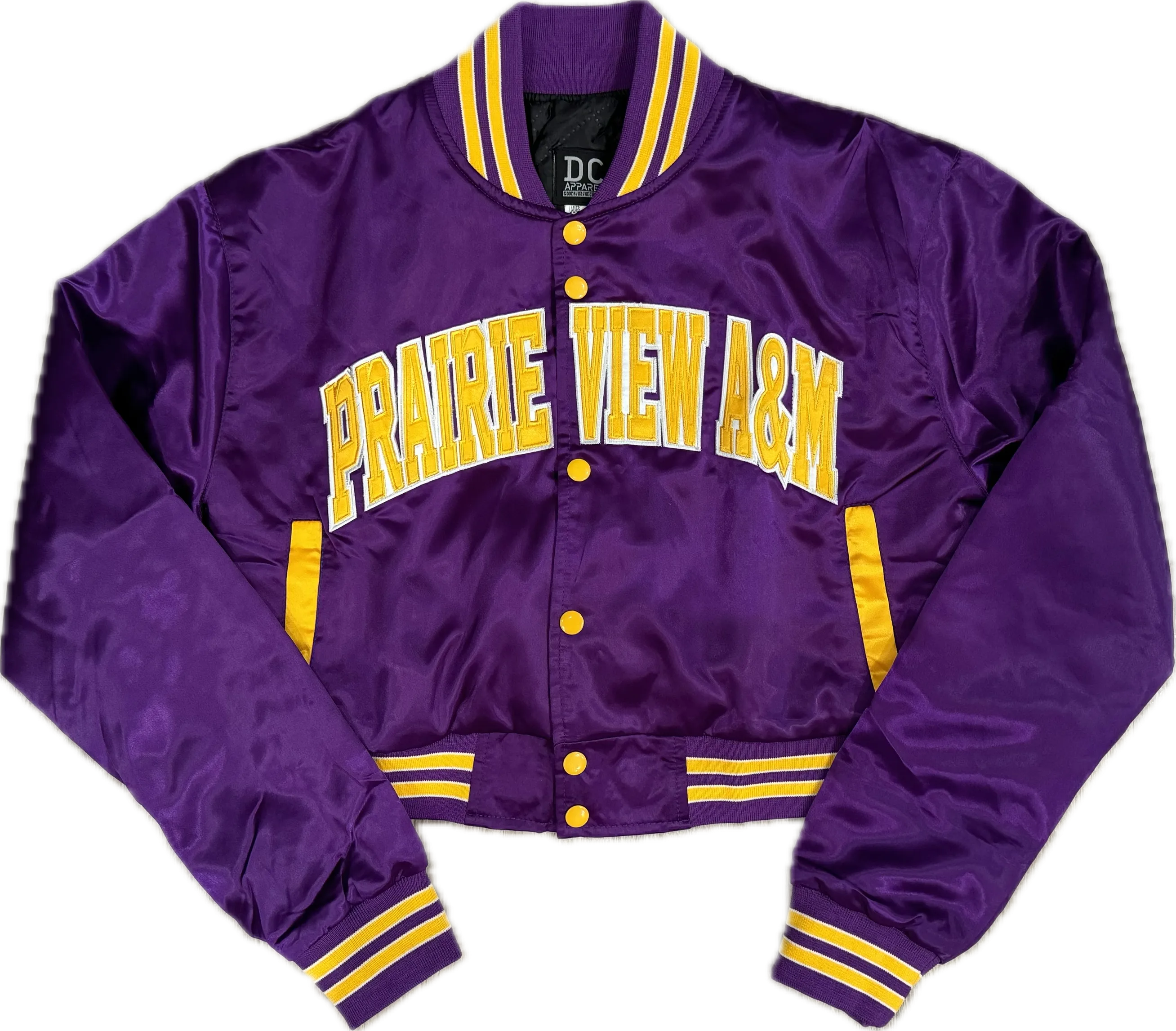Crop Prairie View A&M Bomber Jacket