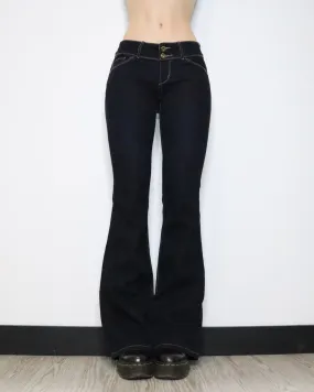 Dark Wash Flare Jeans (Small)
