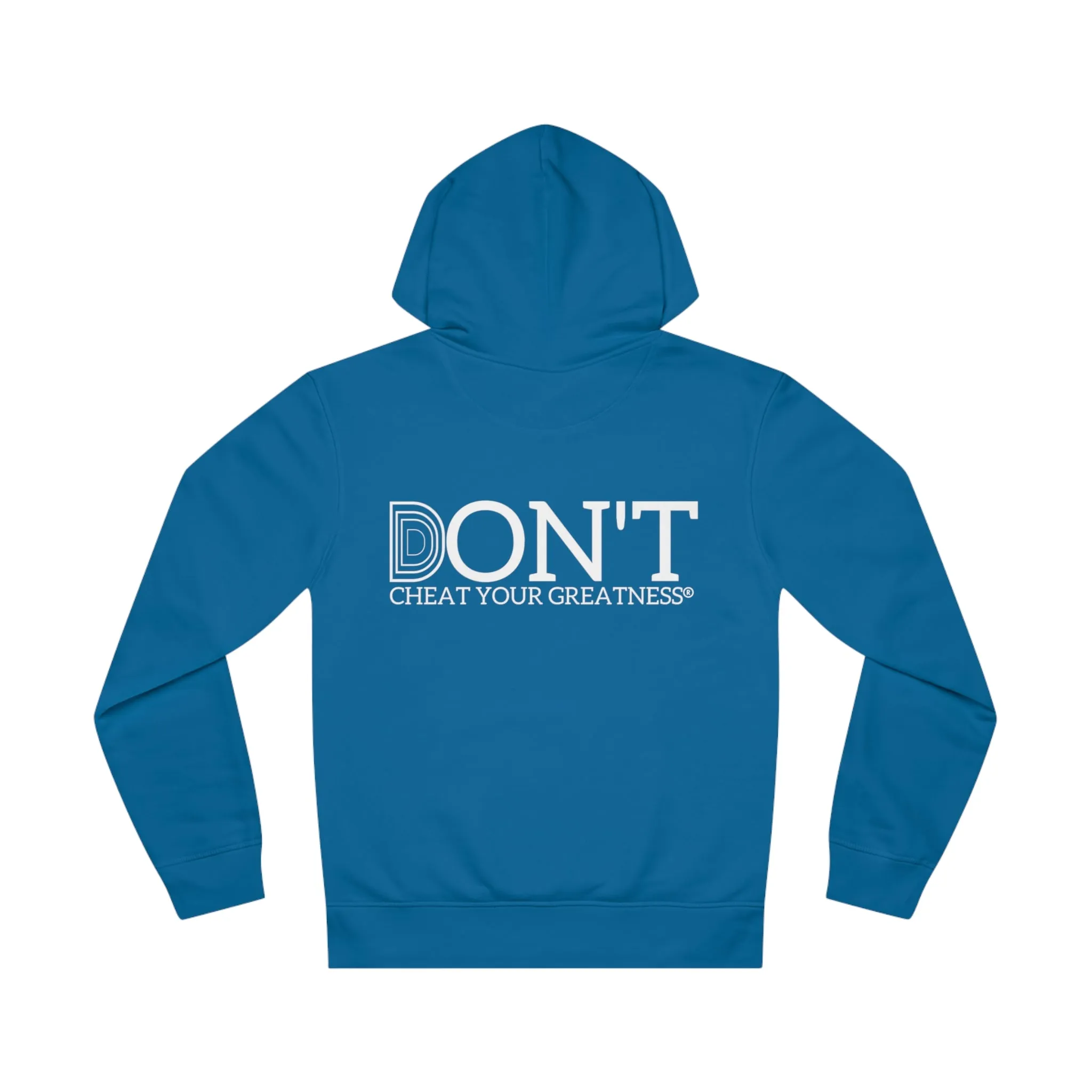 DONT D4XV White Logo Unisex Drummer Hoodie - 'Do Everything Impossible' Inspirational Sweatshirt
