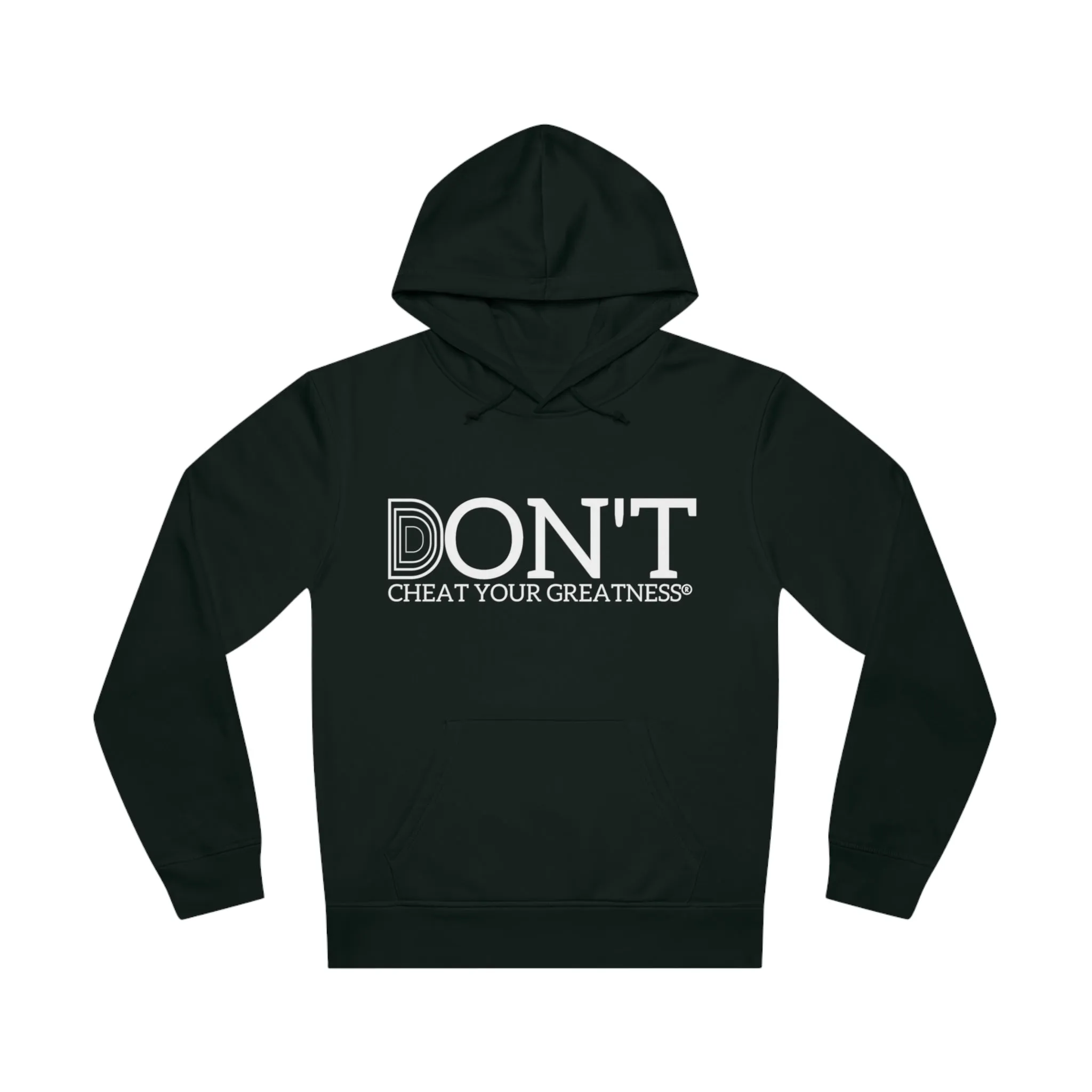 DONT D4XV White Logo Unisex Drummer Hoodie - 'Do Everything Impossible' Inspirational Sweatshirt