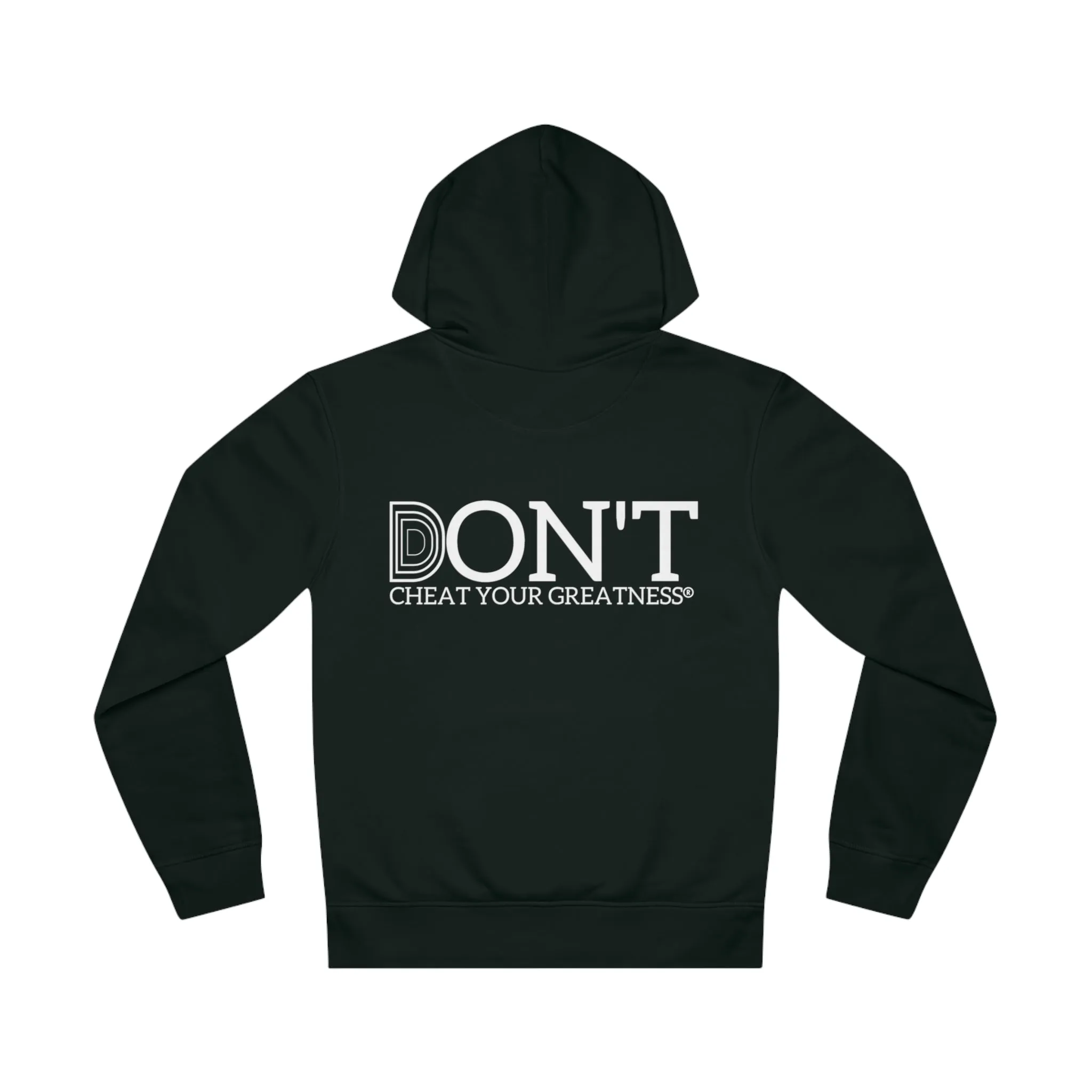 DONT D4XV White Logo Unisex Drummer Hoodie - 'Do Everything Impossible' Inspirational Sweatshirt