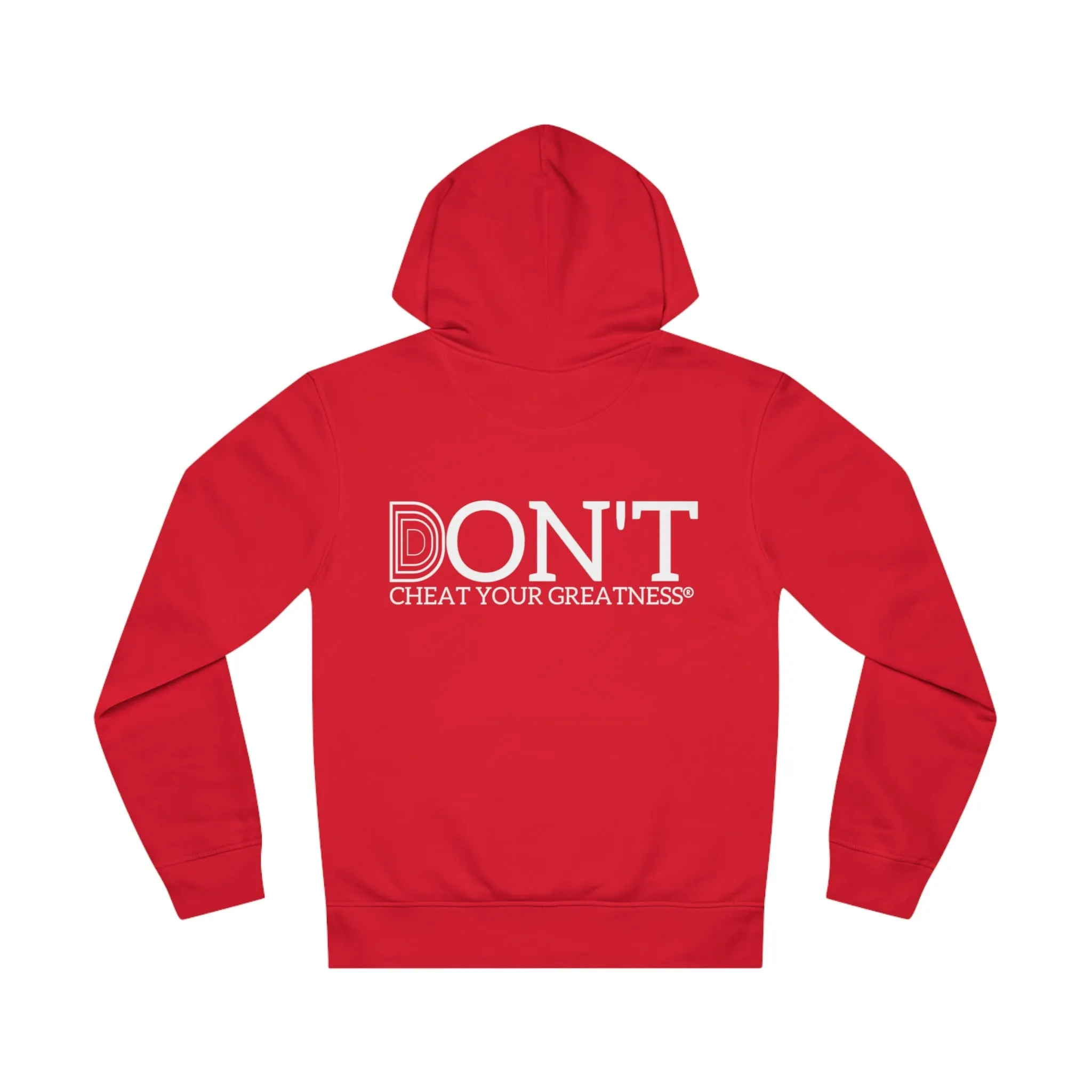 DONT D4XV White Logo Unisex Drummer Hoodie - 'Do Everything Impossible' Inspirational Sweatshirt