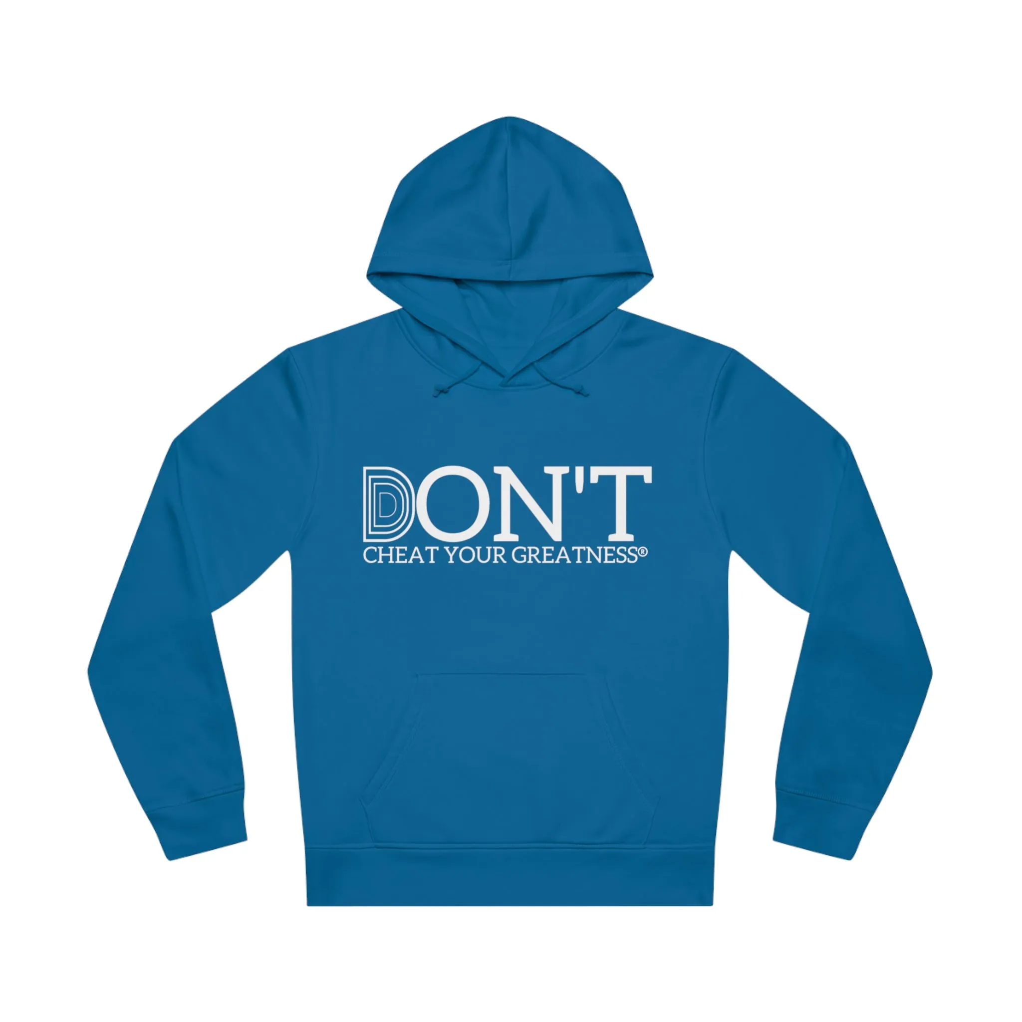 DONT D4XV White Logo Unisex Drummer Hoodie - 'Do Everything Impossible' Inspirational Sweatshirt