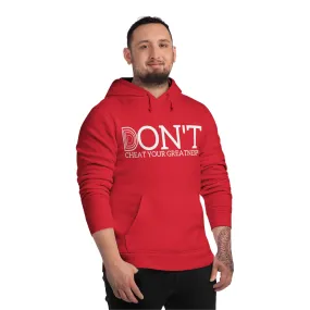 DONT D4XV White Logo Unisex Drummer Hoodie - 'Do Everything Impossible' Inspirational Sweatshirt