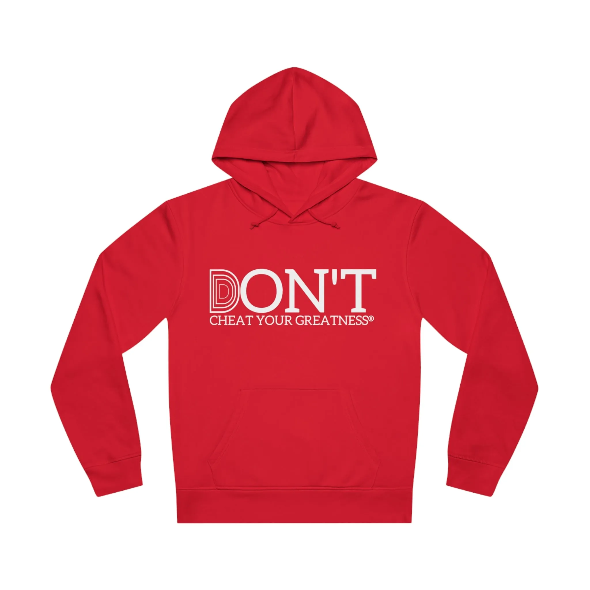 DONT D4XV White Logo Unisex Drummer Hoodie - 'Do Everything Impossible' Inspirational Sweatshirt