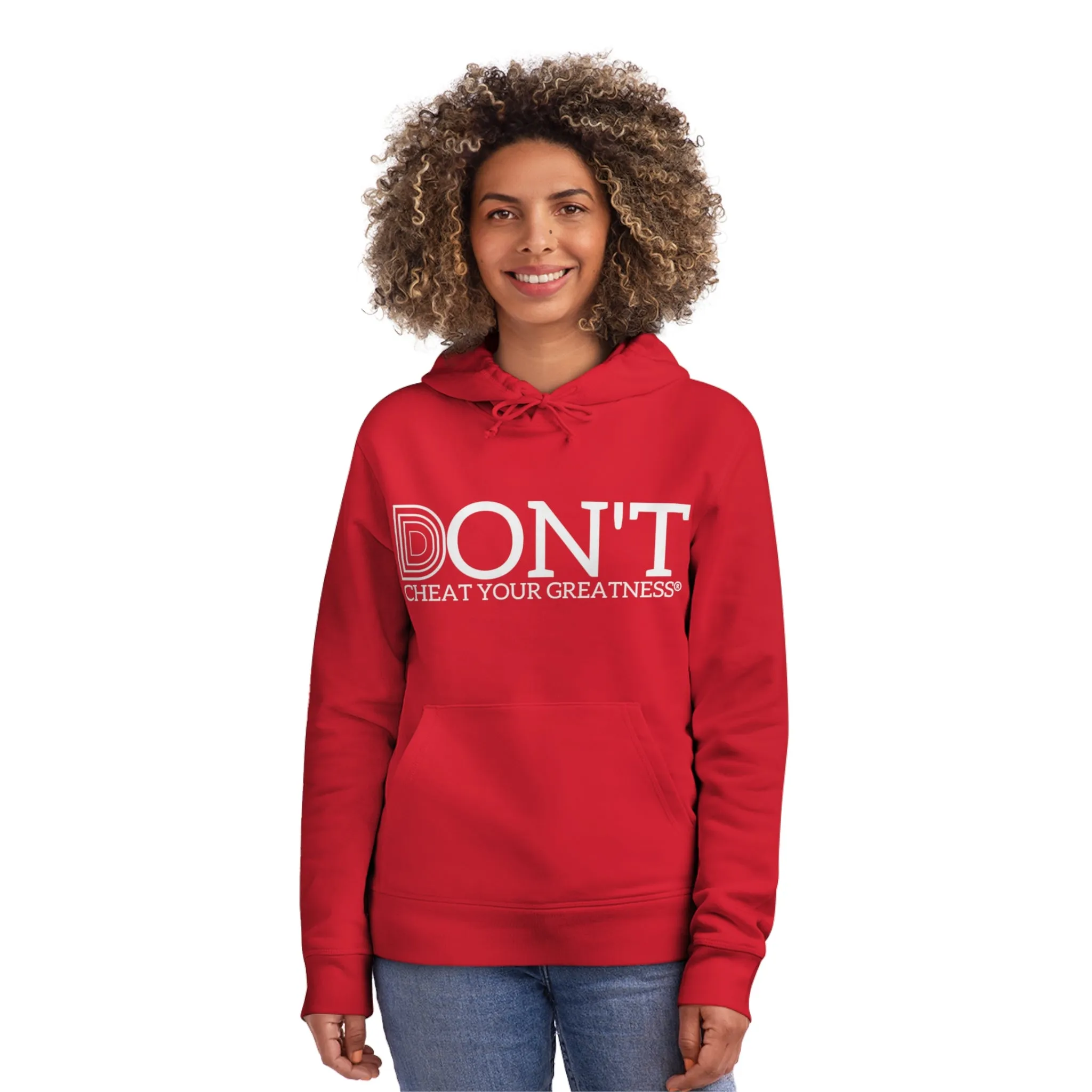 DONT D4XV White Logo Unisex Drummer Hoodie - 'Do Everything Impossible' Inspirational Sweatshirt