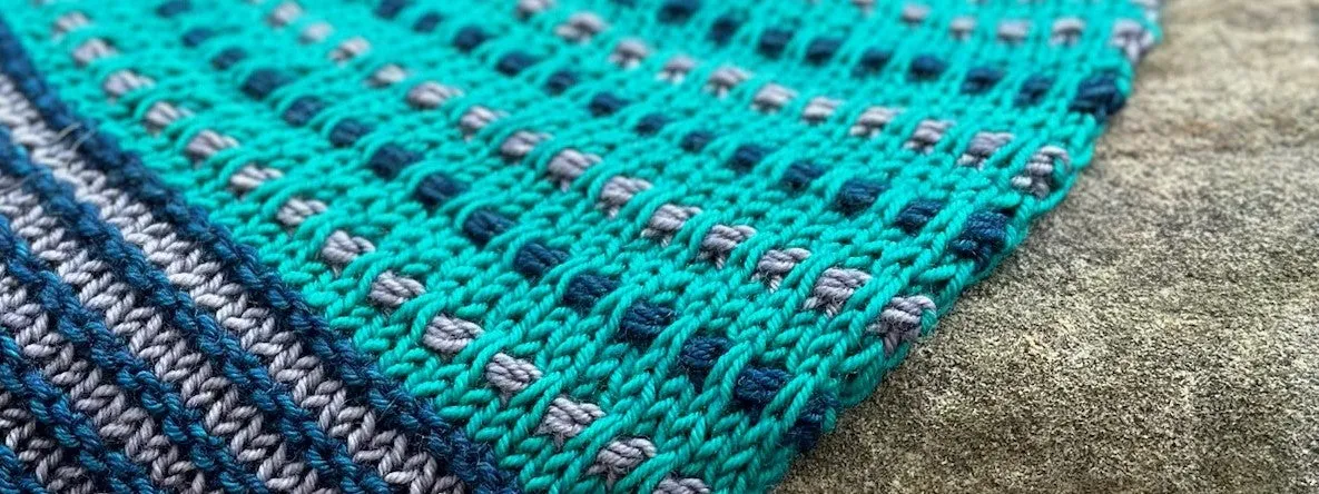 Dotted Dashes Shawl pattern PDF
