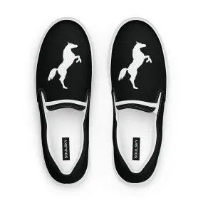 ELEVATE Men’s Slip-On Canvas Shoes (Black)