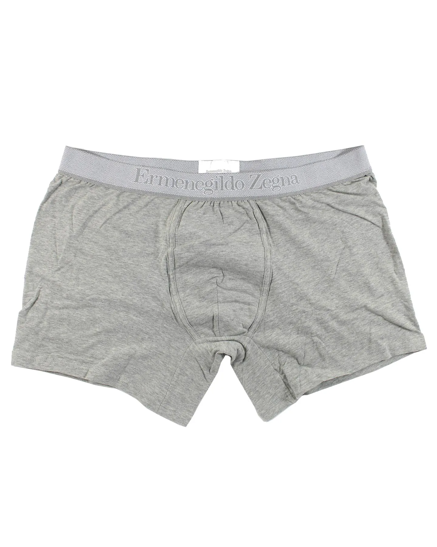 Ermenegildo Zegna Boxer Briefs Gray Men Underwear 2 Pack Stretch Cotton L SALE