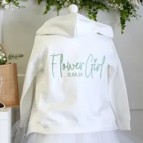 Flower Girl Zipped Hoodie - 4 colours
