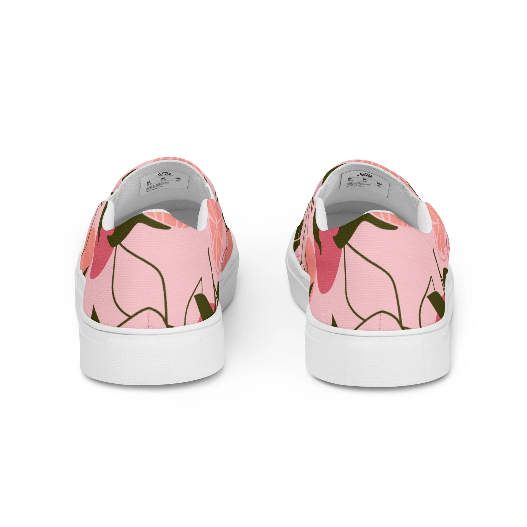 Fruit Print Women’s slip-on canvas shoes