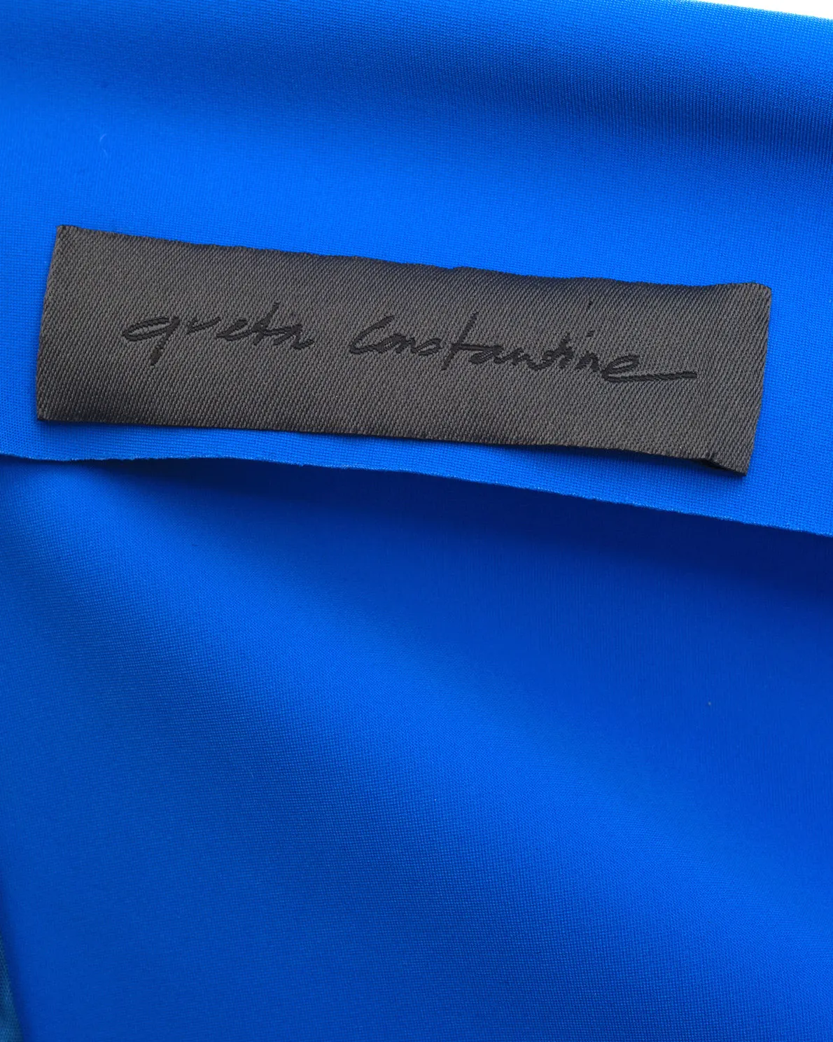 Greta Constantine Cobalt Blue Lellan Bell Sleeve Cocktail Dress - 4