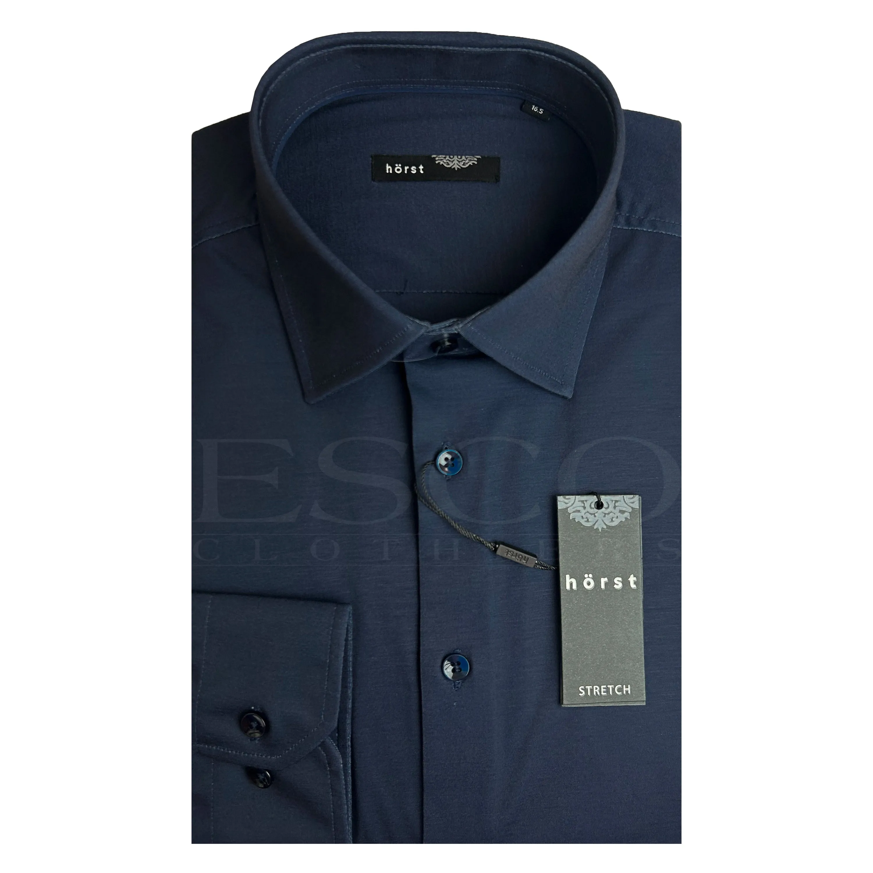 HORST SOFT DRESS SHIRT- NAVY