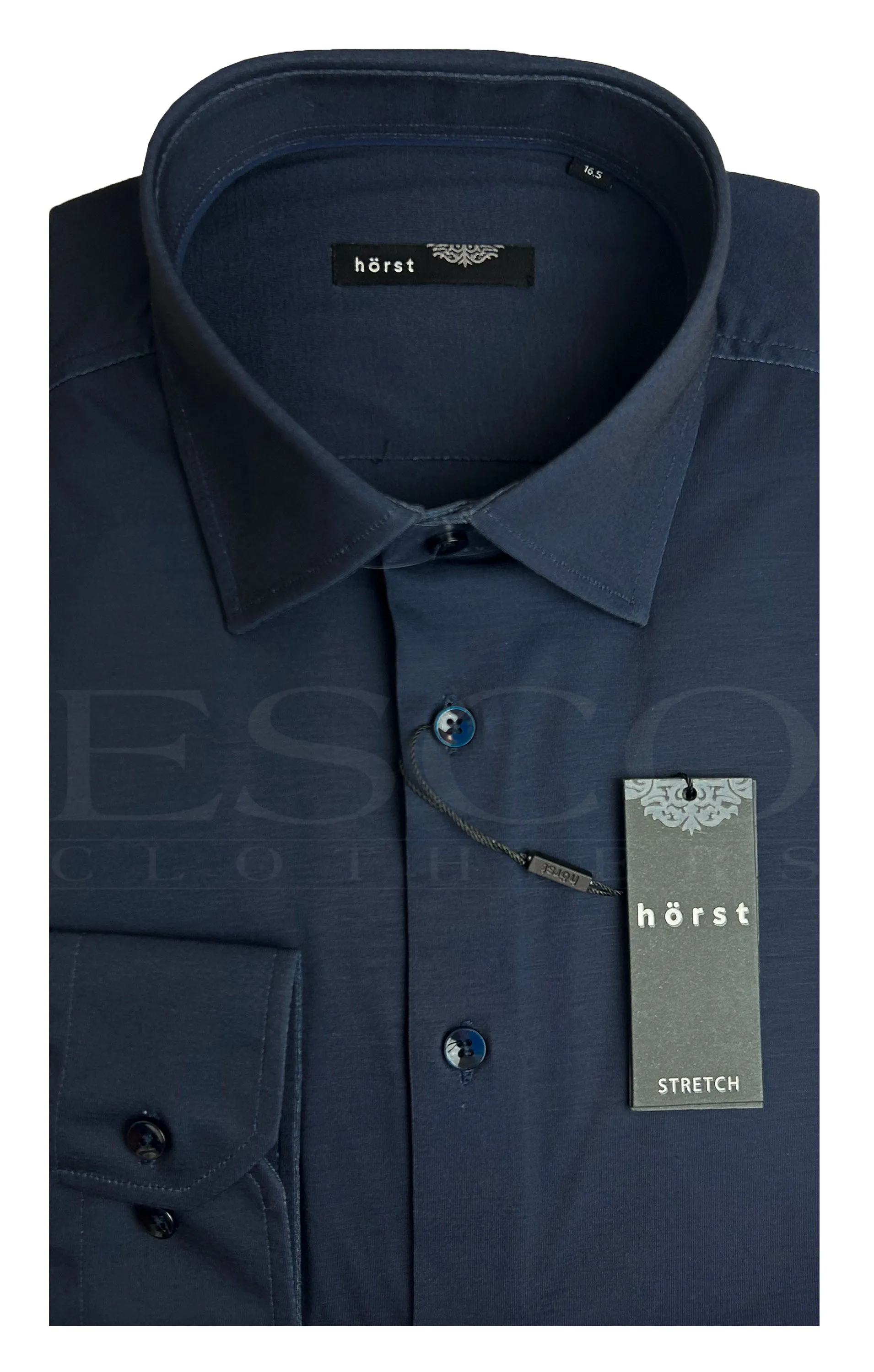 HORST SOFT DRESS SHIRT- NAVY