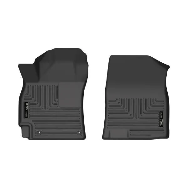 Husky Liners® • 51301 • X-Act Contour • Floor Liners • Black • Front • Hyundai Elantra 21-22